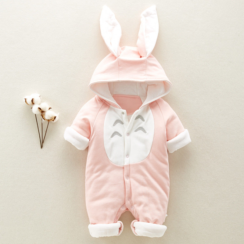 Cotton baby romper thickened