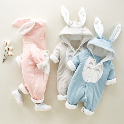 Cotton baby romper thickened