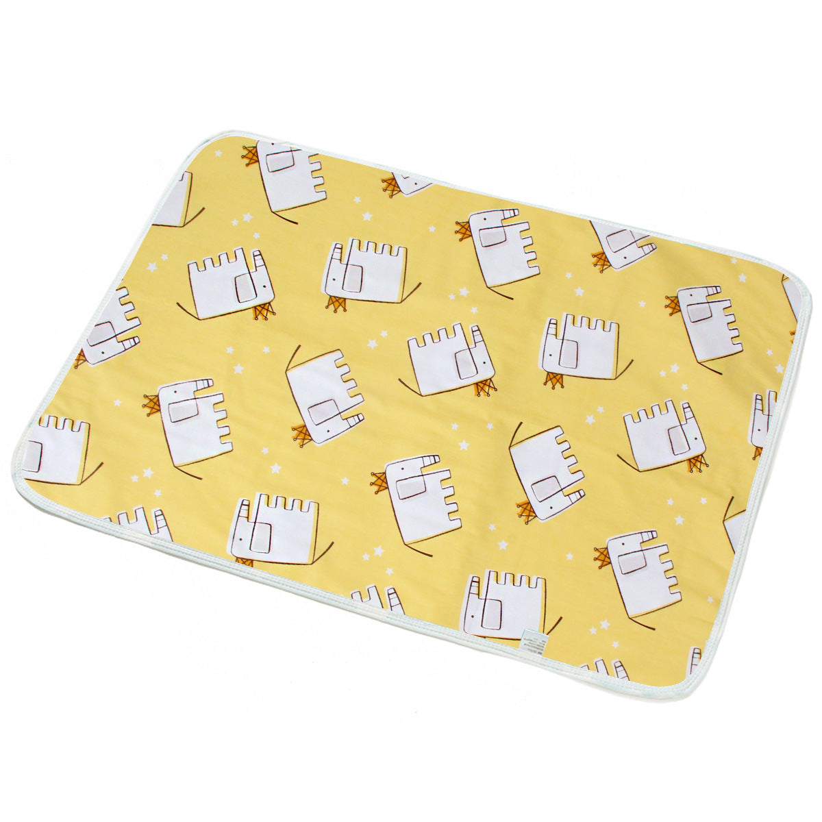 New Baby Breathable And Baby Changing Cotton Cartoon Waterproof Pad